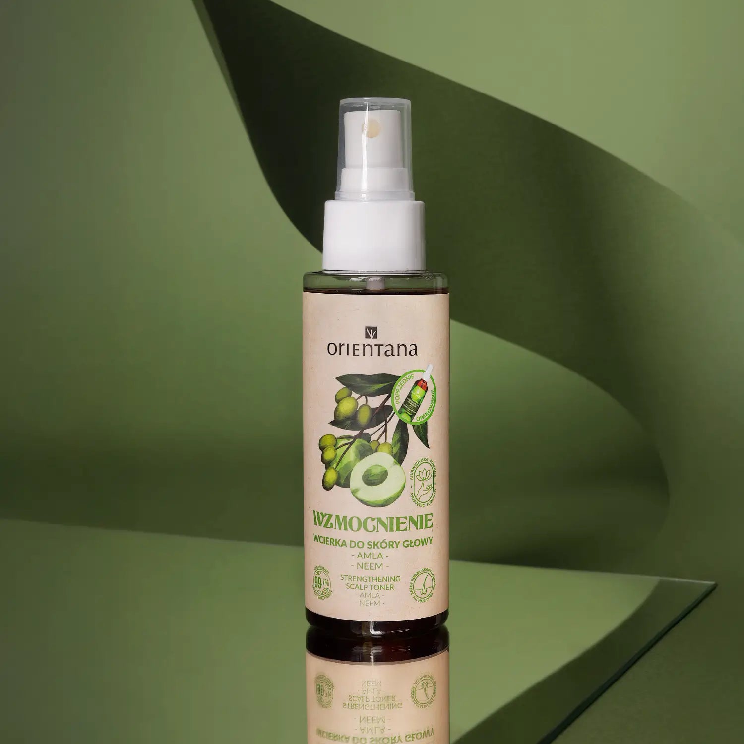 Ajurwedyjski olejek do włosów AMLA i BHRINGRAJ 105 ml - Orientana