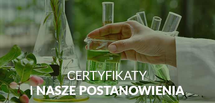 Orientana naturalne składniki odkryj nasze certyfikaty i nasze postanowienia