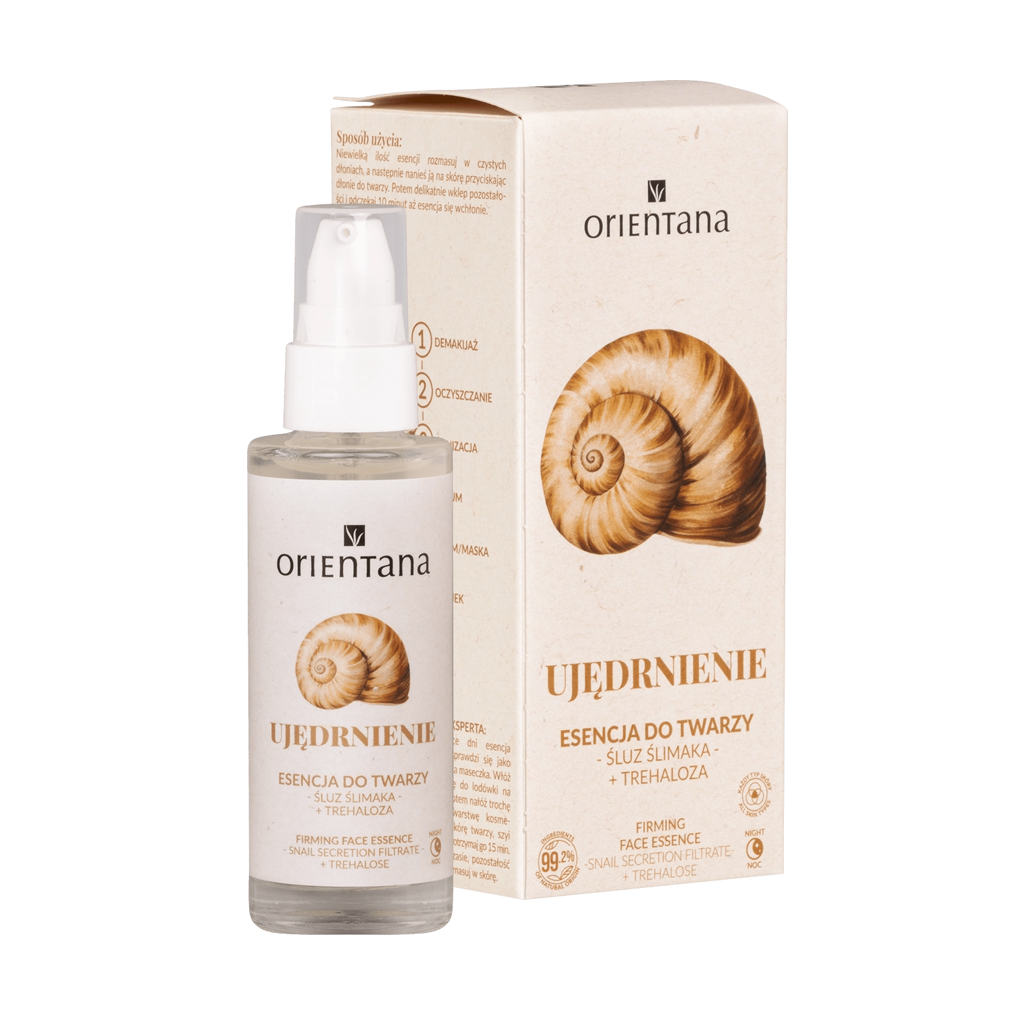 Esencja do twarzy ŚLUZ ŚLIMAKA 50 ml - Orientana