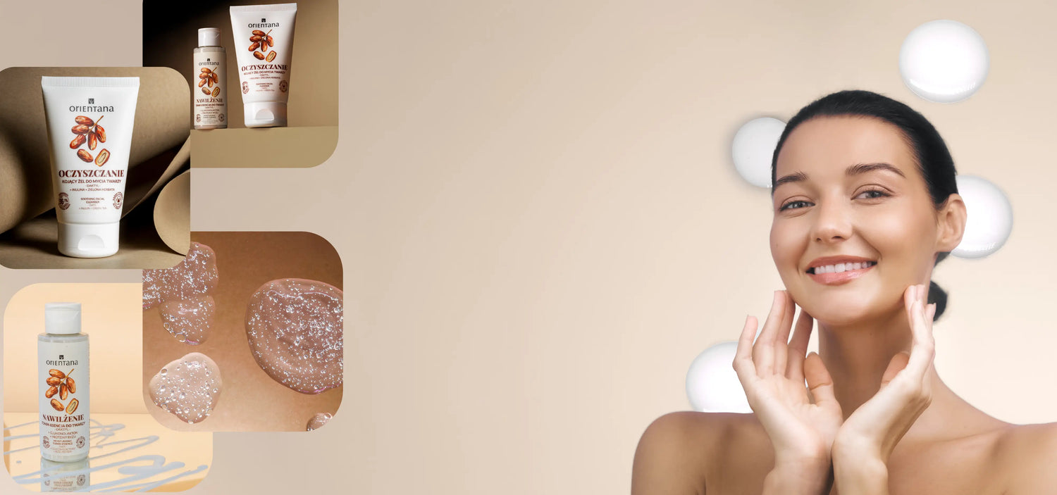 Orientana kosmetyki naturalne! Mikrobiom pod ochroną! Nowość kojący żel do mycia twarzy oraz nawilżający tonik-esencja.