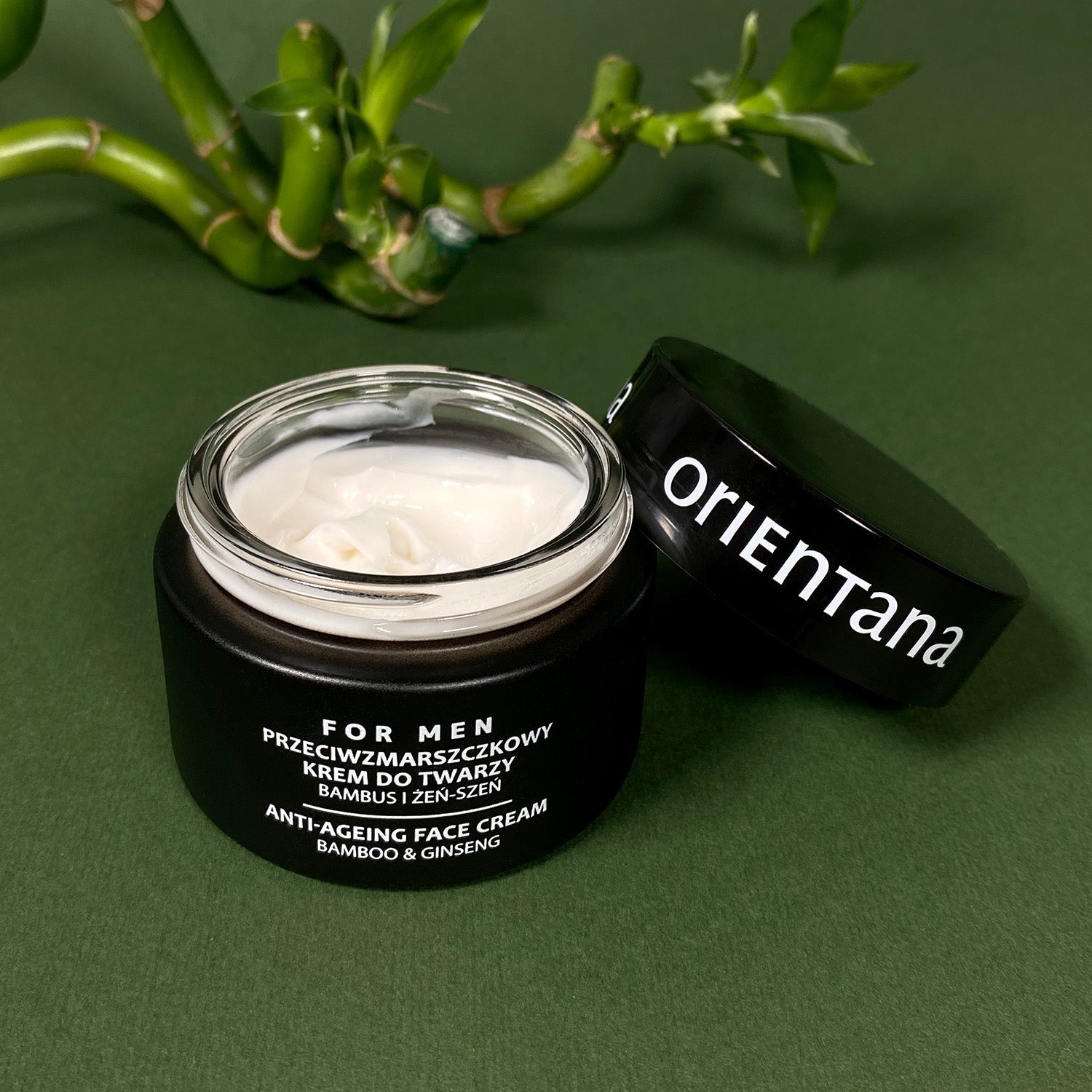 Przeciwzmarszczkowy krem dla mężczyzn BAMBUS i ŻEŃ - SZEŃ 50 ml - Orientana