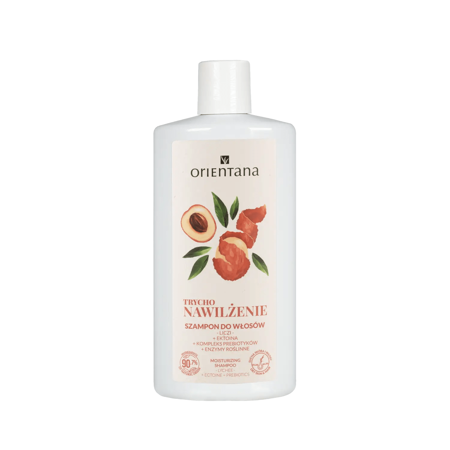 Szampon nawilżający trychologiczny Liczi Ektoina Prebiotyki Enzymy 200 ml - Orientana