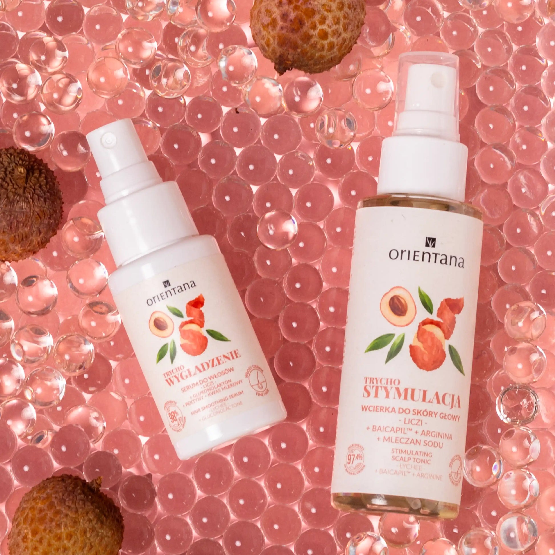 Wcierka i serum tychologiczne z serii trycholiczi Orientana