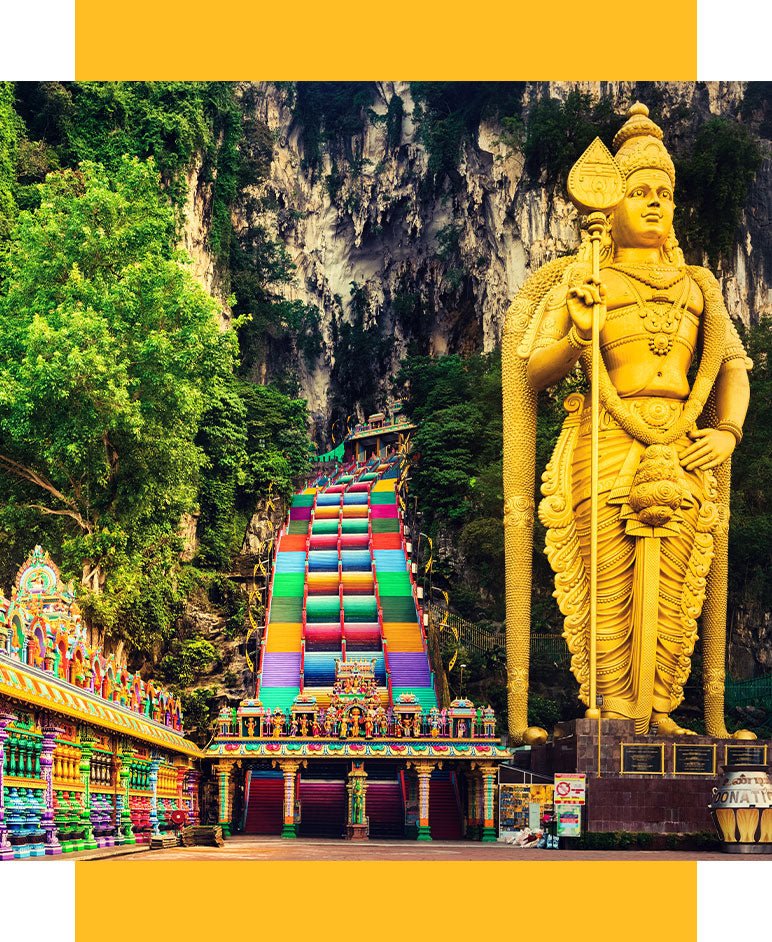 BATU CAVES - TURYSTYCZNA ATRAKCJA NIEDALEKO KUALA LUMPUR - Orientana