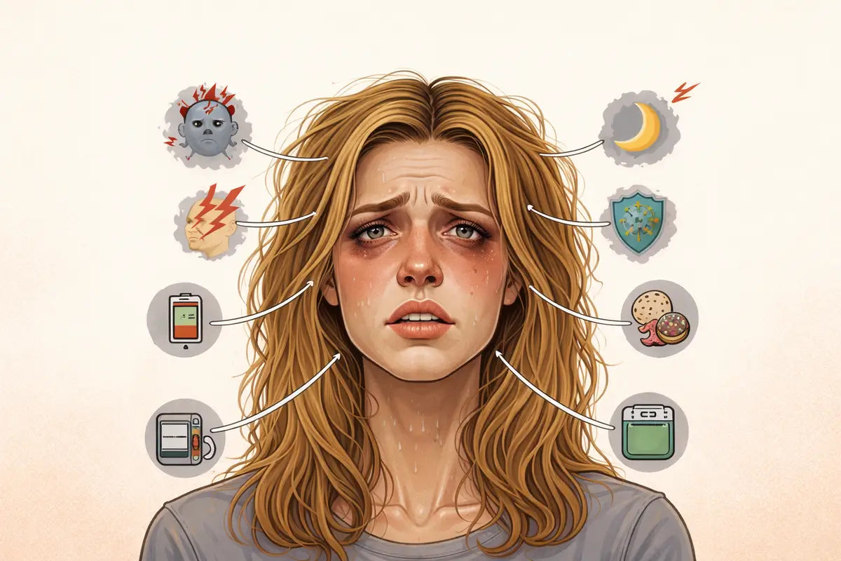 Cortisol face – czy stres naprawdę zmienia rysy twarzy?