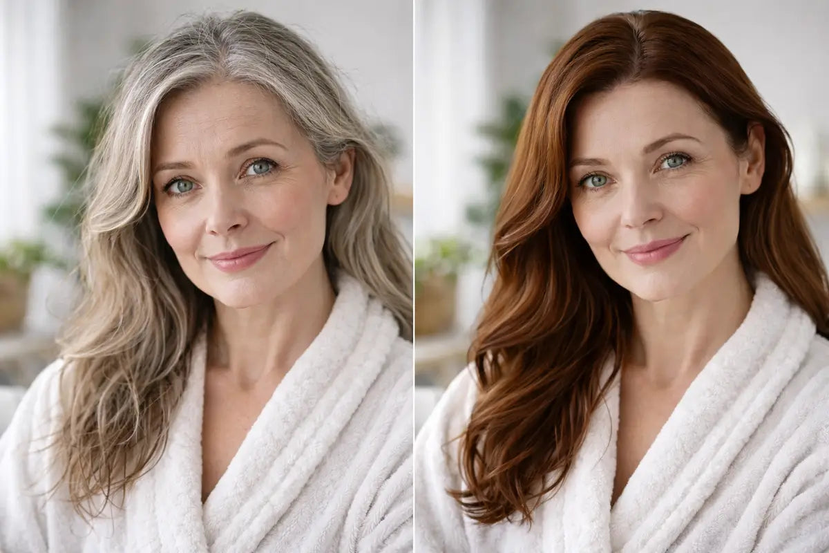 Henna for gray hair – how to cover gray hair naturally? – Orientana