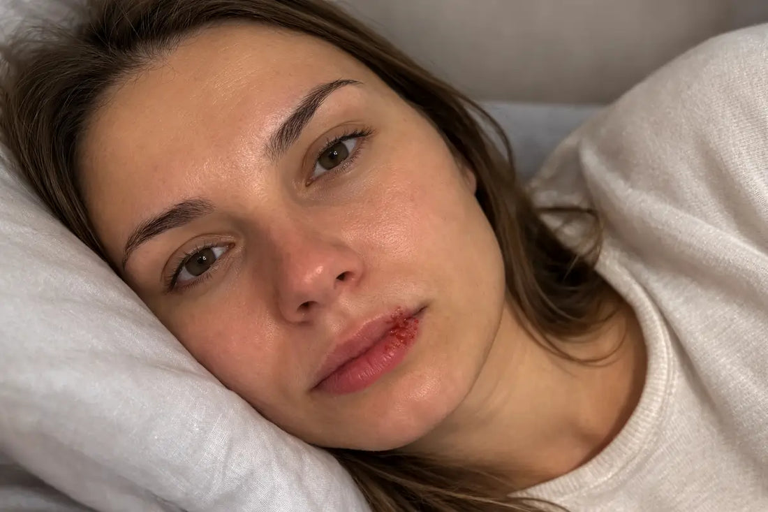 Opryszczka - co to jest, jak się przenosi i jak pielęgnować skórę, żeby jej nie rozprzestrzenić?