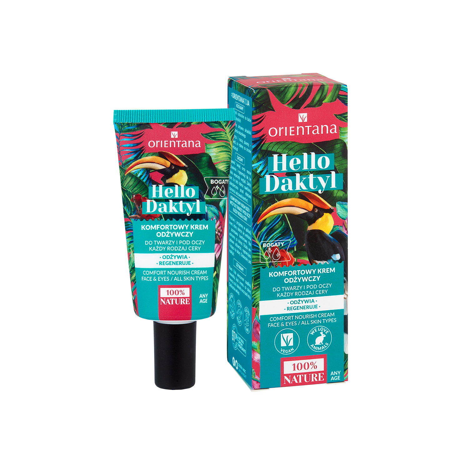 Komfortowy krem odżywczy Hello Daktyl, 40ml