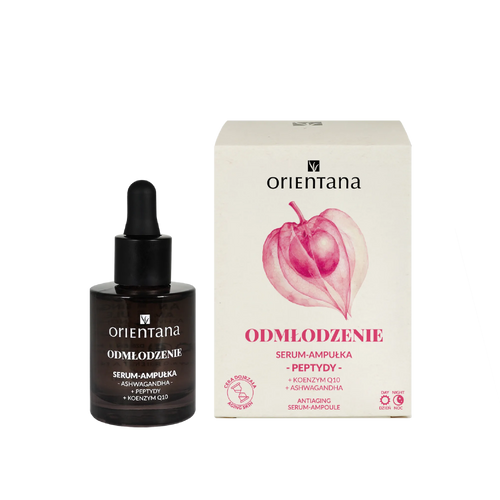 Odmładzające serum-ampułka ashwagandha peptydy koenzym Q10 30 ml