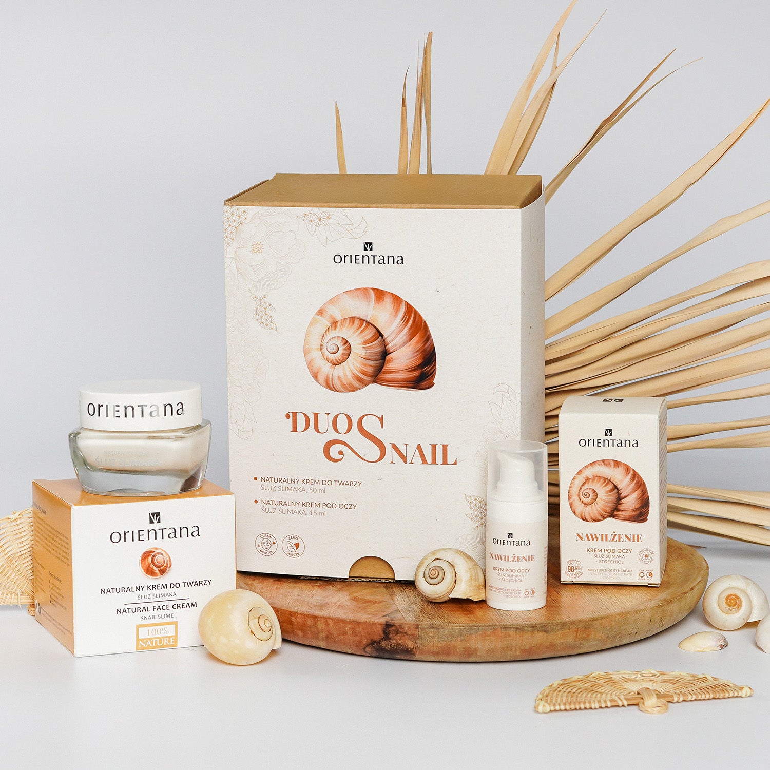 Zestaw kremów Duo Snail - śluz ślimaka