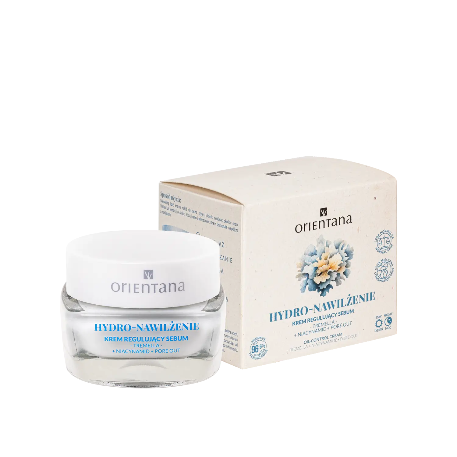 Krem do cery mieszanej regulujący sebum Tremella