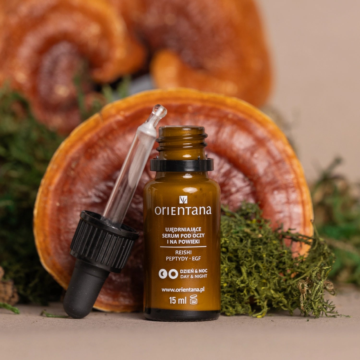 Serum pod oczy i na powieki REISHI i PEPTYDY EGF 15 ml