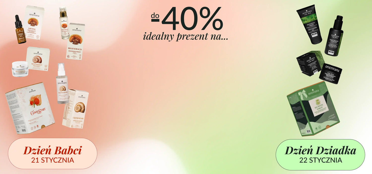 Orientana do -40% idealny prezent na dzień babci i dzień dziadka