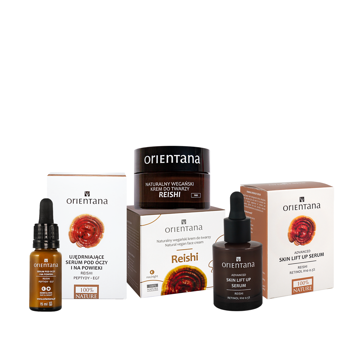 Zestaw 3 produktów ujędrniająco-wygładzających REISHI