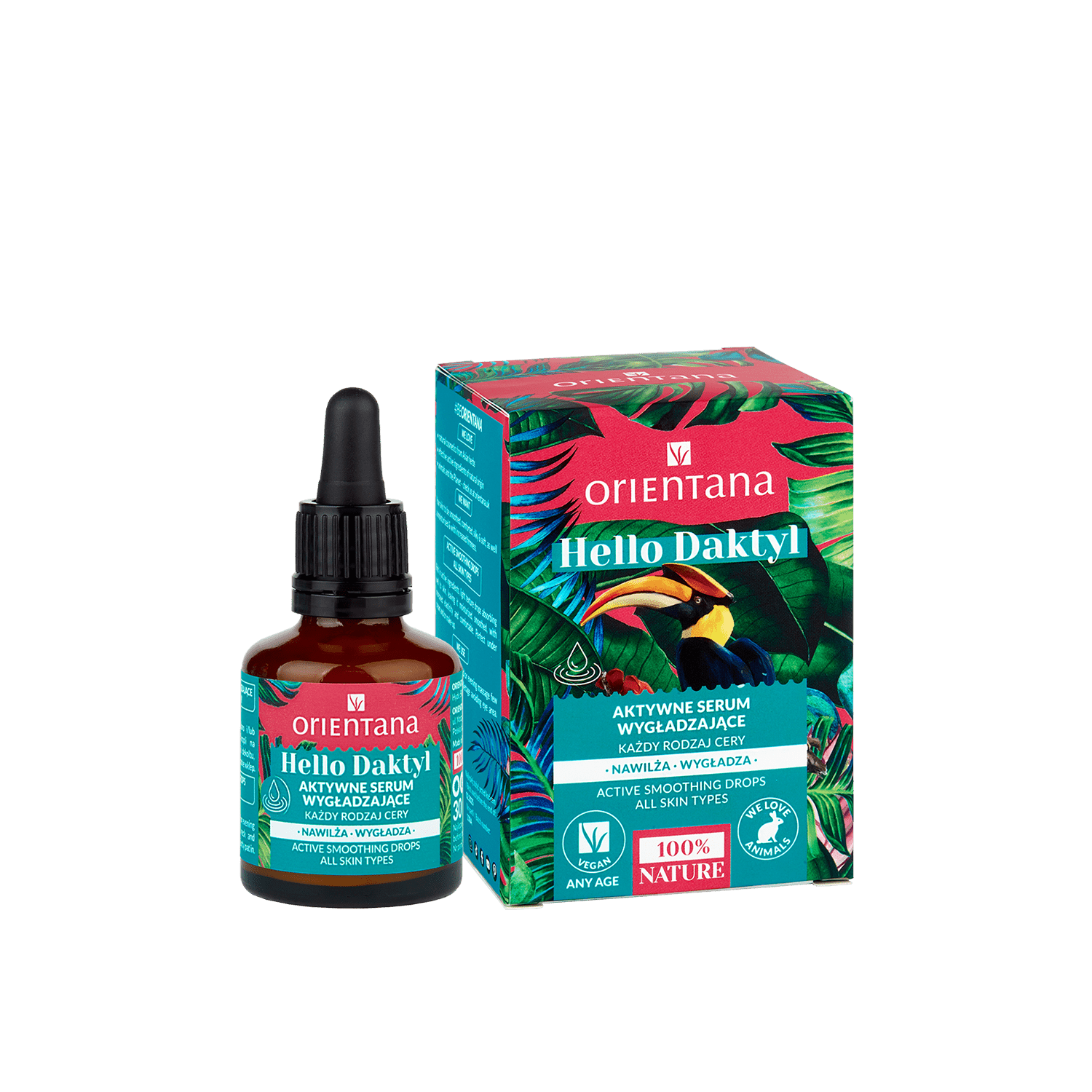 Aktywne serum wygładzające Hello Daktyl 30 ml - Orientana