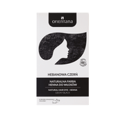 BIO HENNA Naturalna farba do włosów długich HEBANOWA CZERŃ 100 g - Orientana