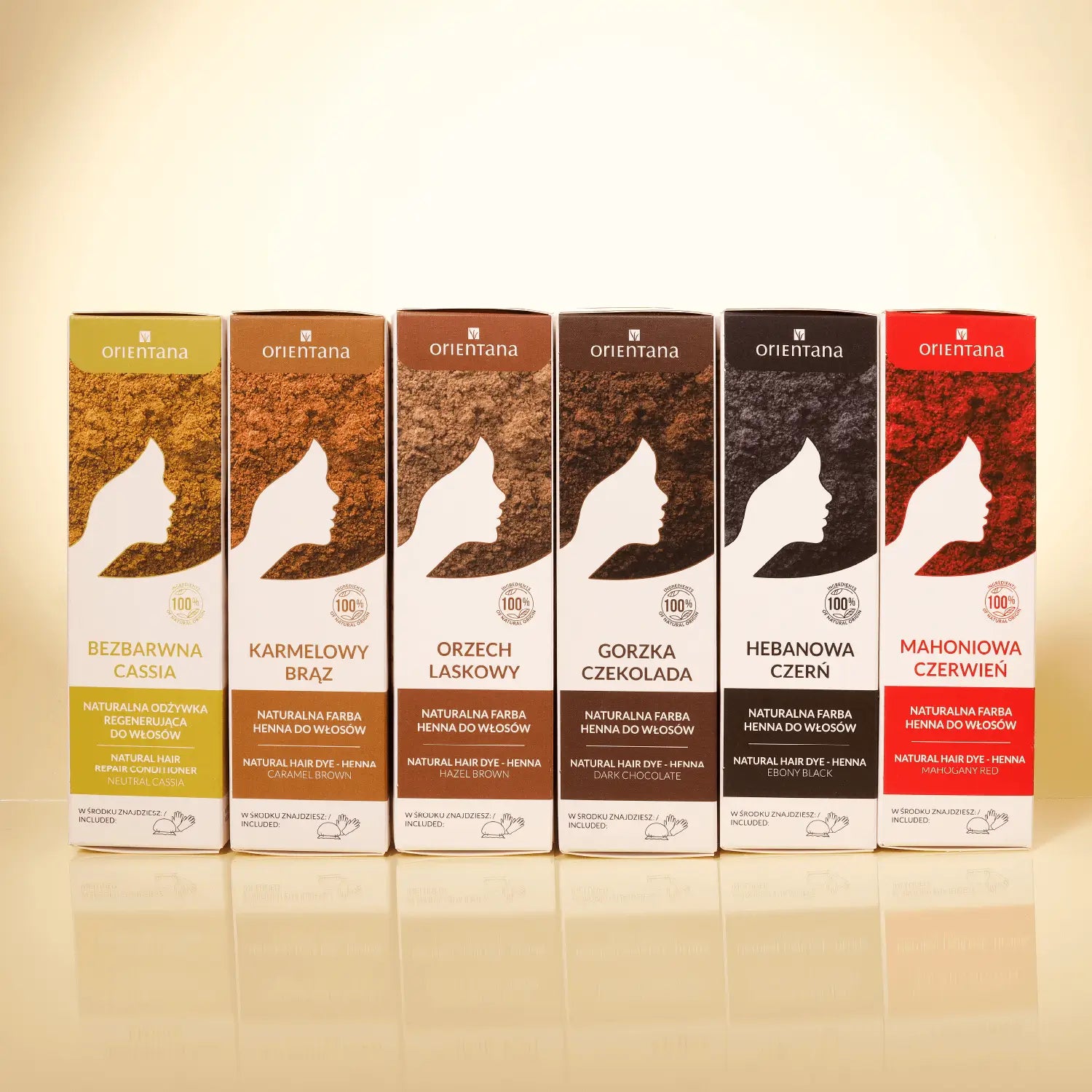 BIO HENNA Naturalna Odżywka do włosów długich BEZBARWNA CASSIA 100 g - Orientana