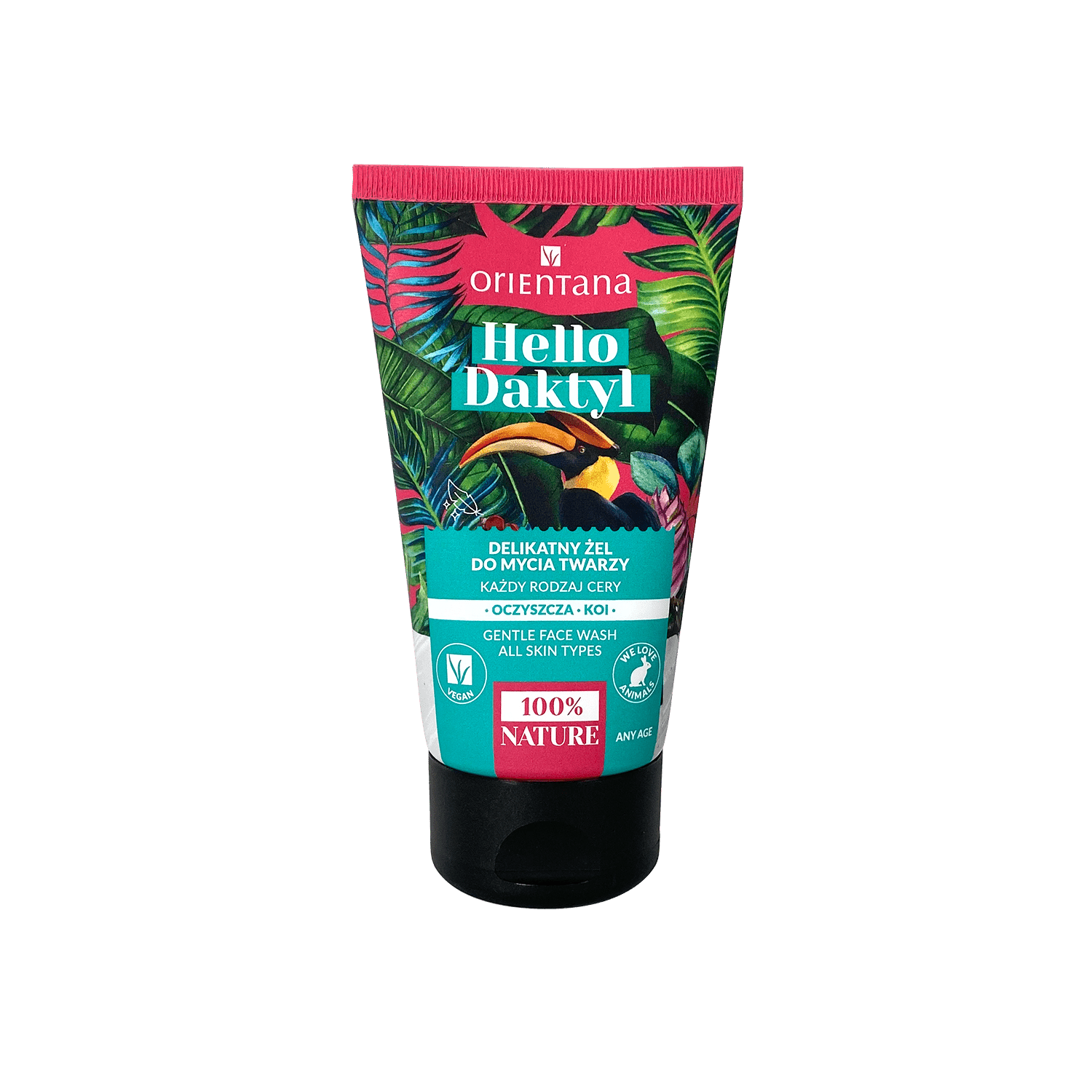 Delikatny żel do mycia twarzy Hello Daktyl 125 ml