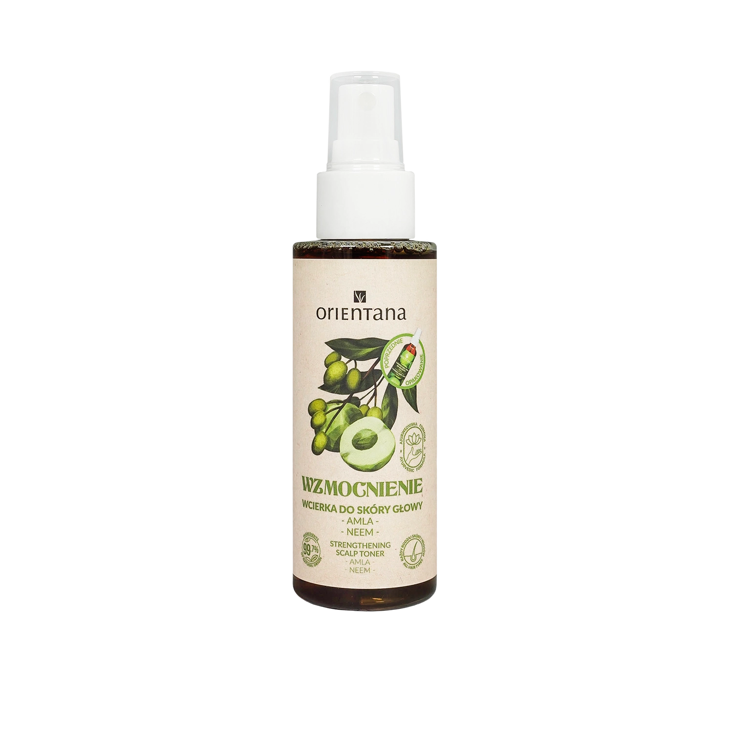 Ajurwedyjski tonik-wcierka do włosów AMLA 100 ml