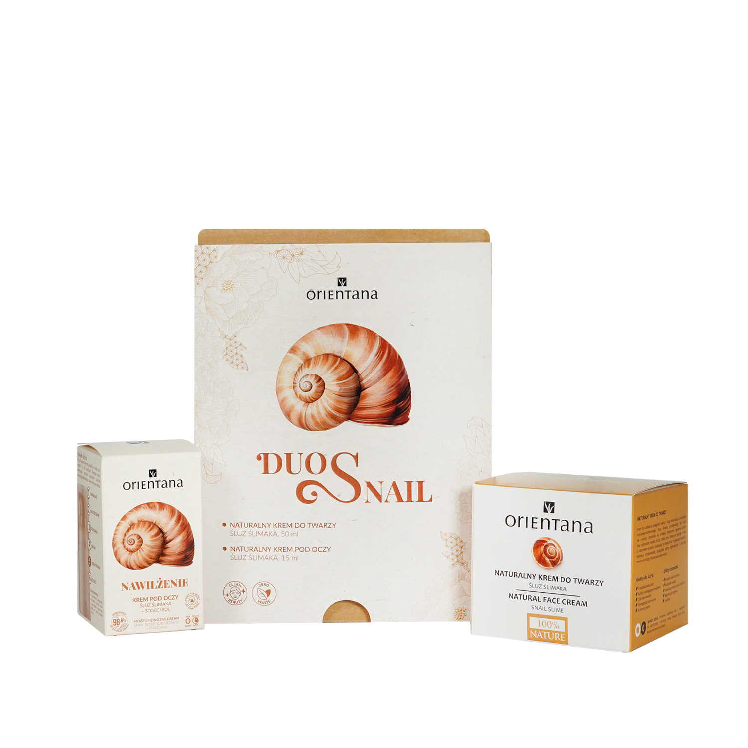 Zestaw kremów Duo Snail - śluz ślimaka