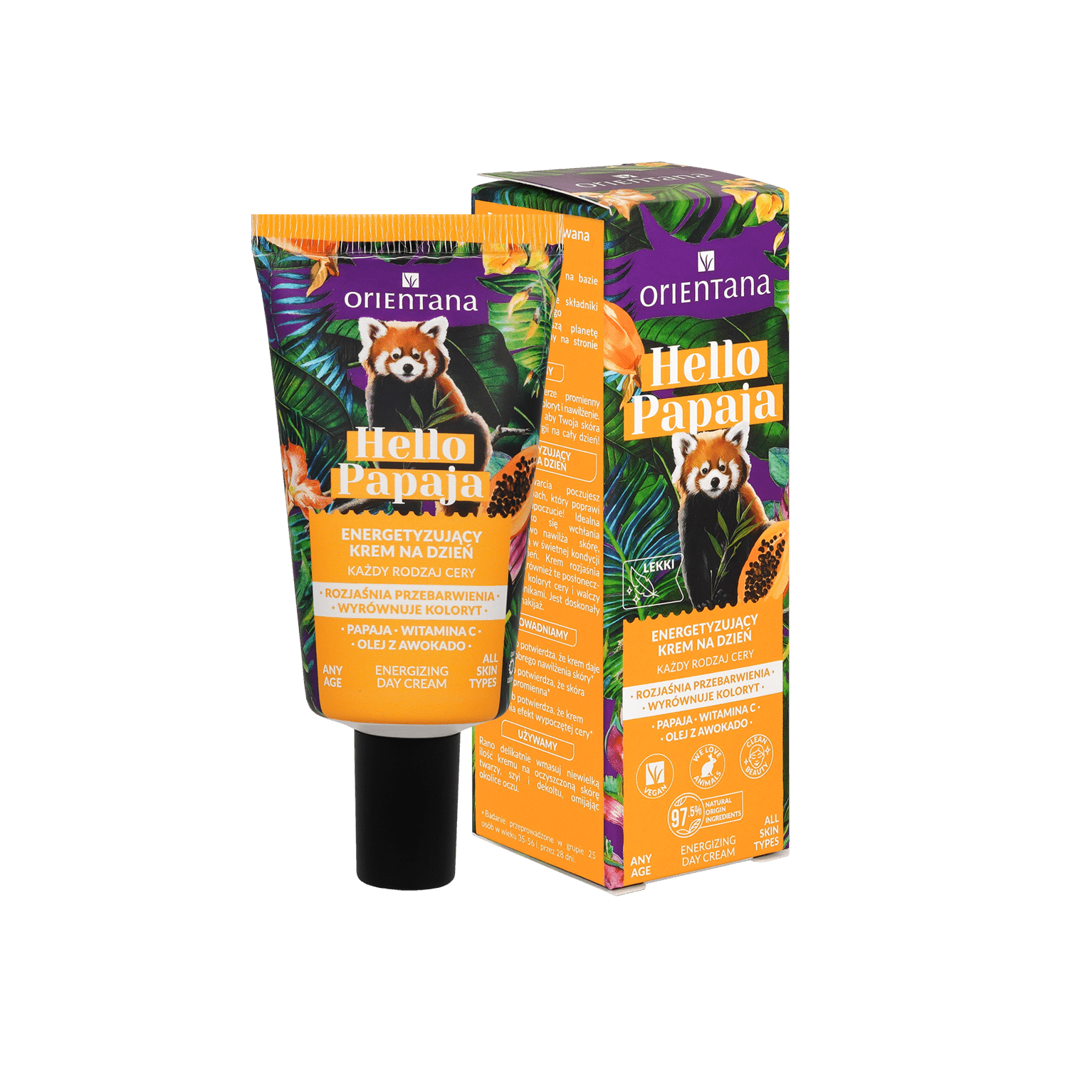 Energetyzujący krem z WITAMINĄ C 40 ml - Orientana