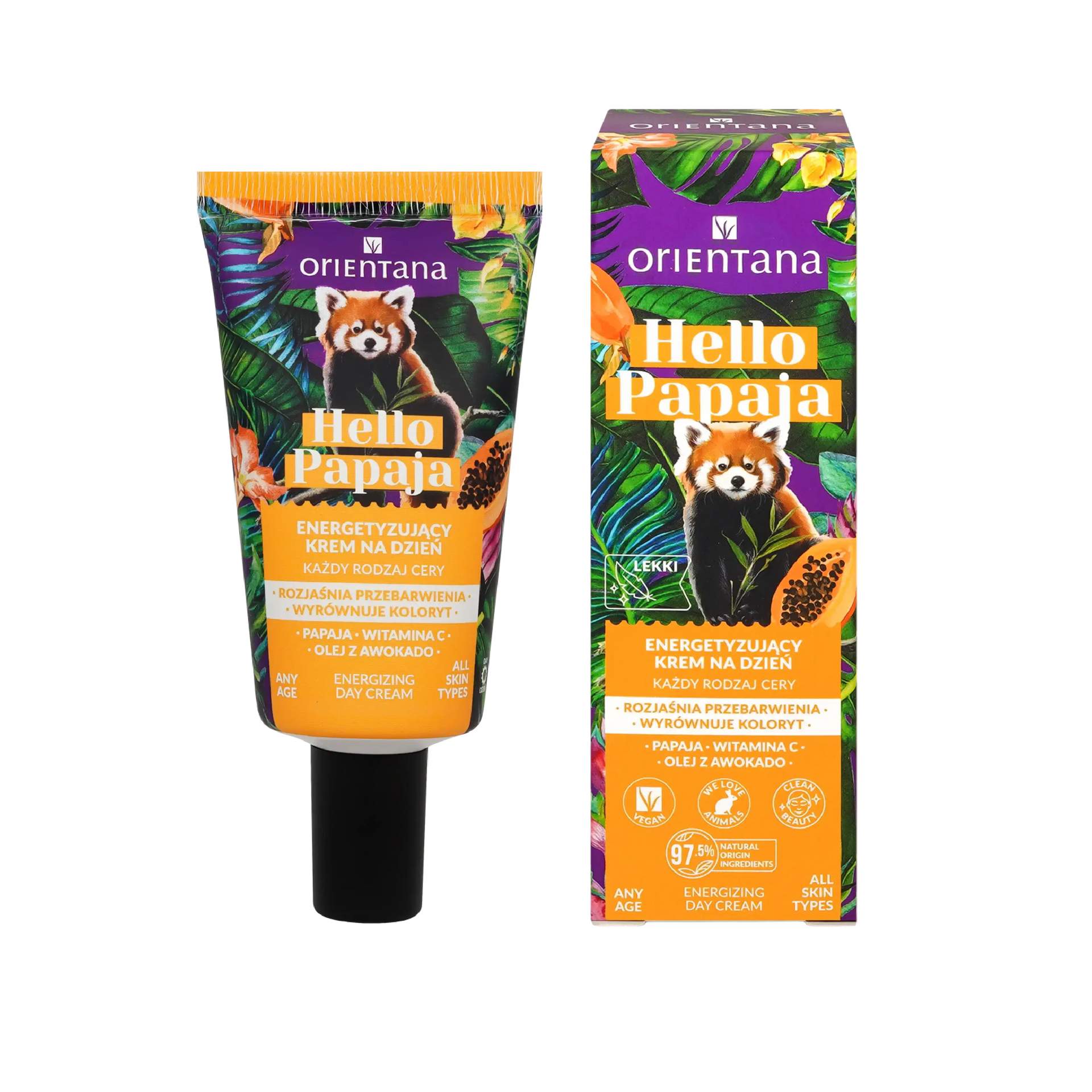 Energetyzujący krem z witaminą C – Hello Papaja 40 ml – Orientana