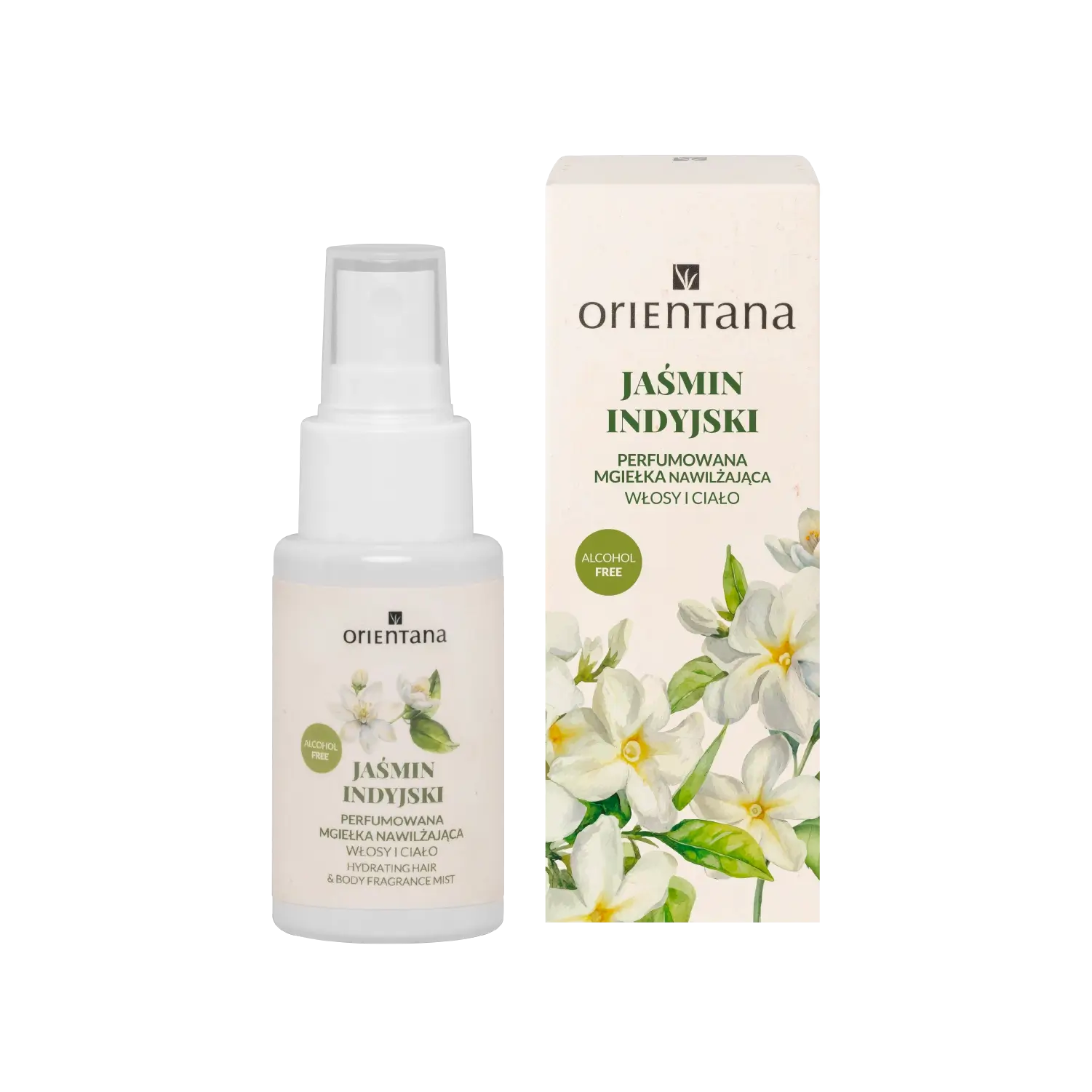 Mgiełka do włosów i ciała jaśmin indyjski 50 ml - Orientana