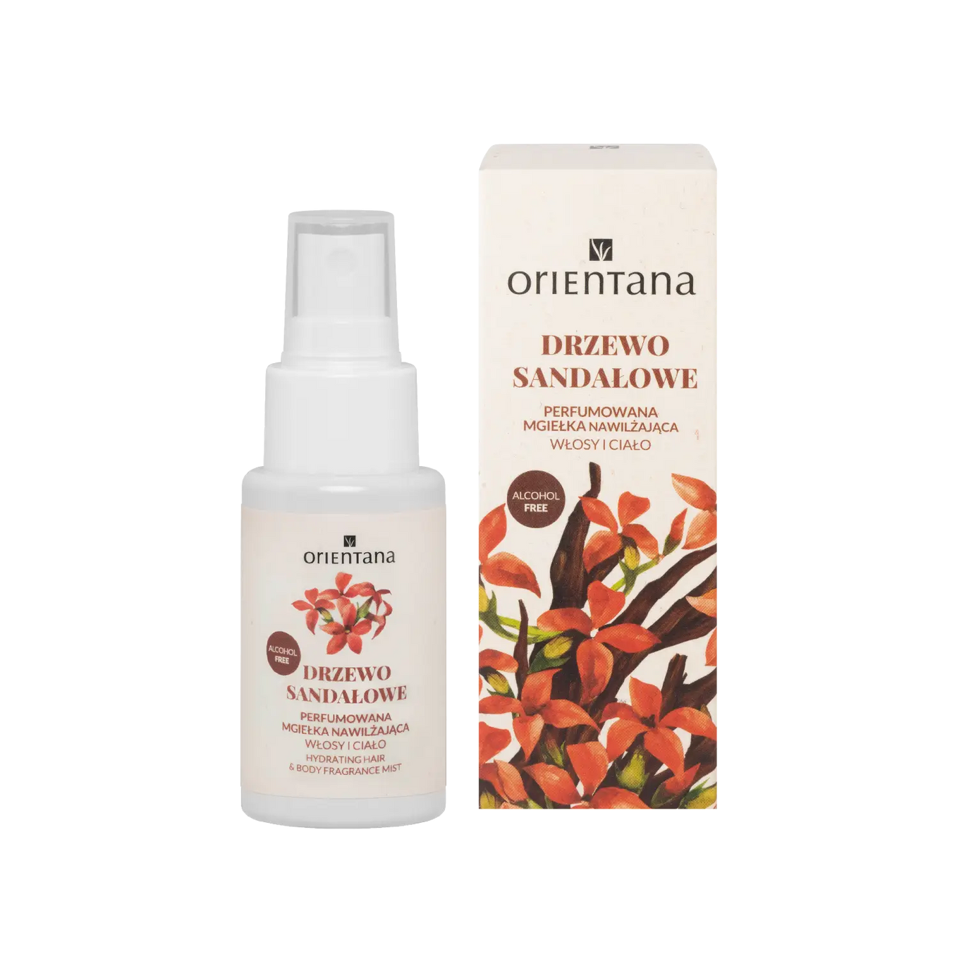 Mgiełka drzewo sandałowe do włosów i ciała 50 ml Orientana