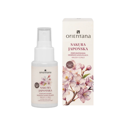 Mgiełka Sakura Japońska do włosów i ciała 50 ml - Orientana