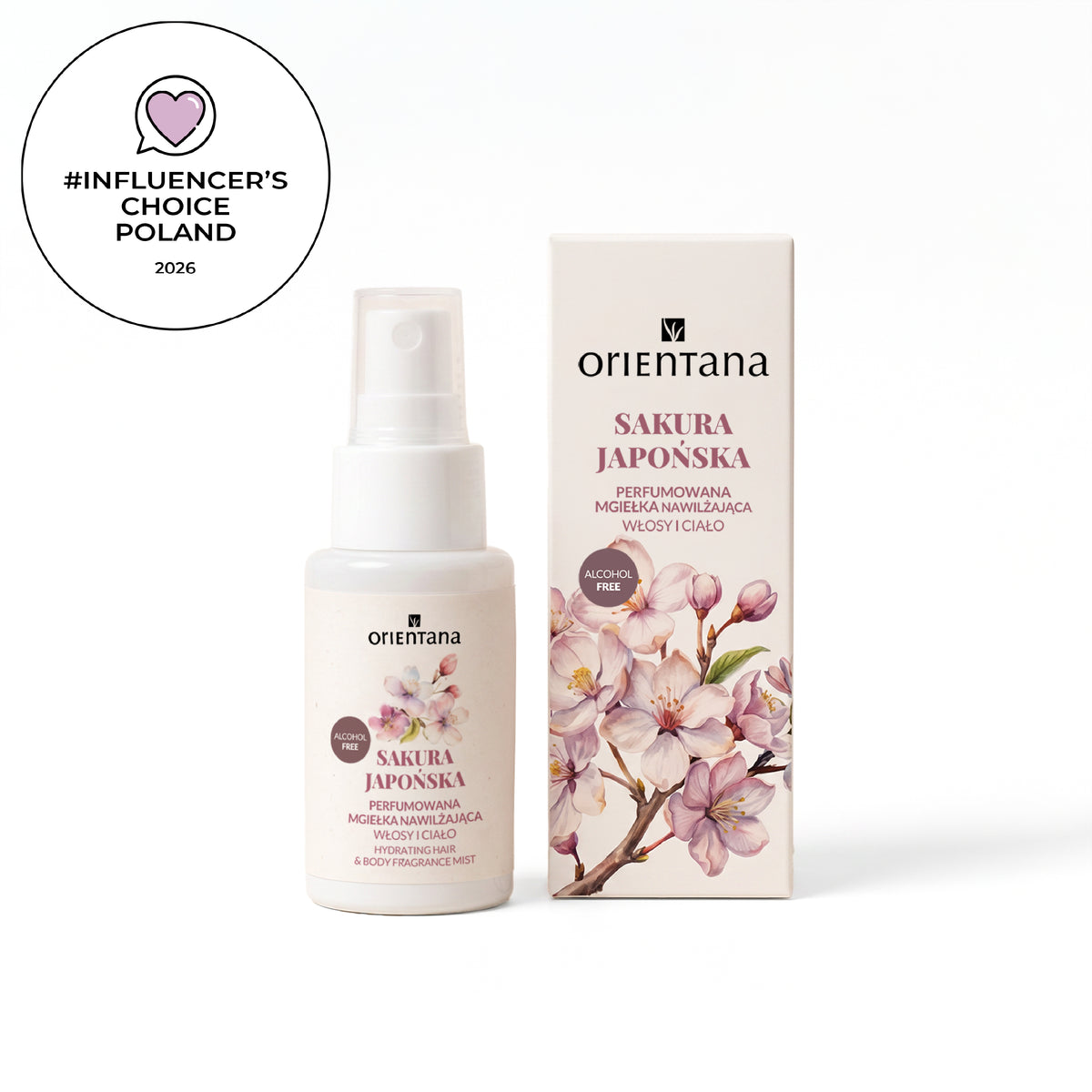 Mgiełka sakura japońska do włosów i ciała 50 ml