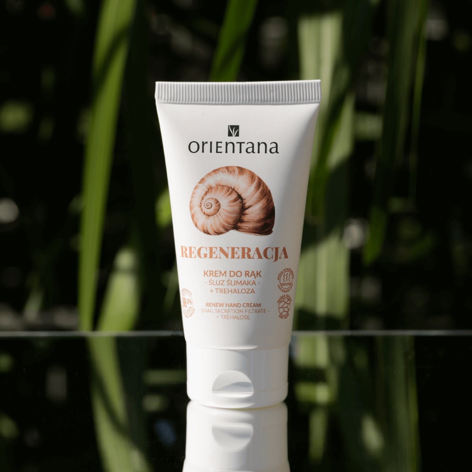 Naturalny krem do rąk ze śluzem ślimaka 50 ml - Orientana