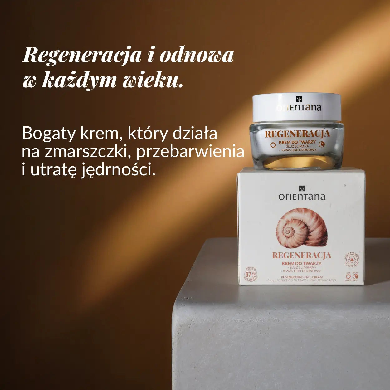 Naturalny krem do twarzy ŚLUZ ŚLIMAKA 50 ml