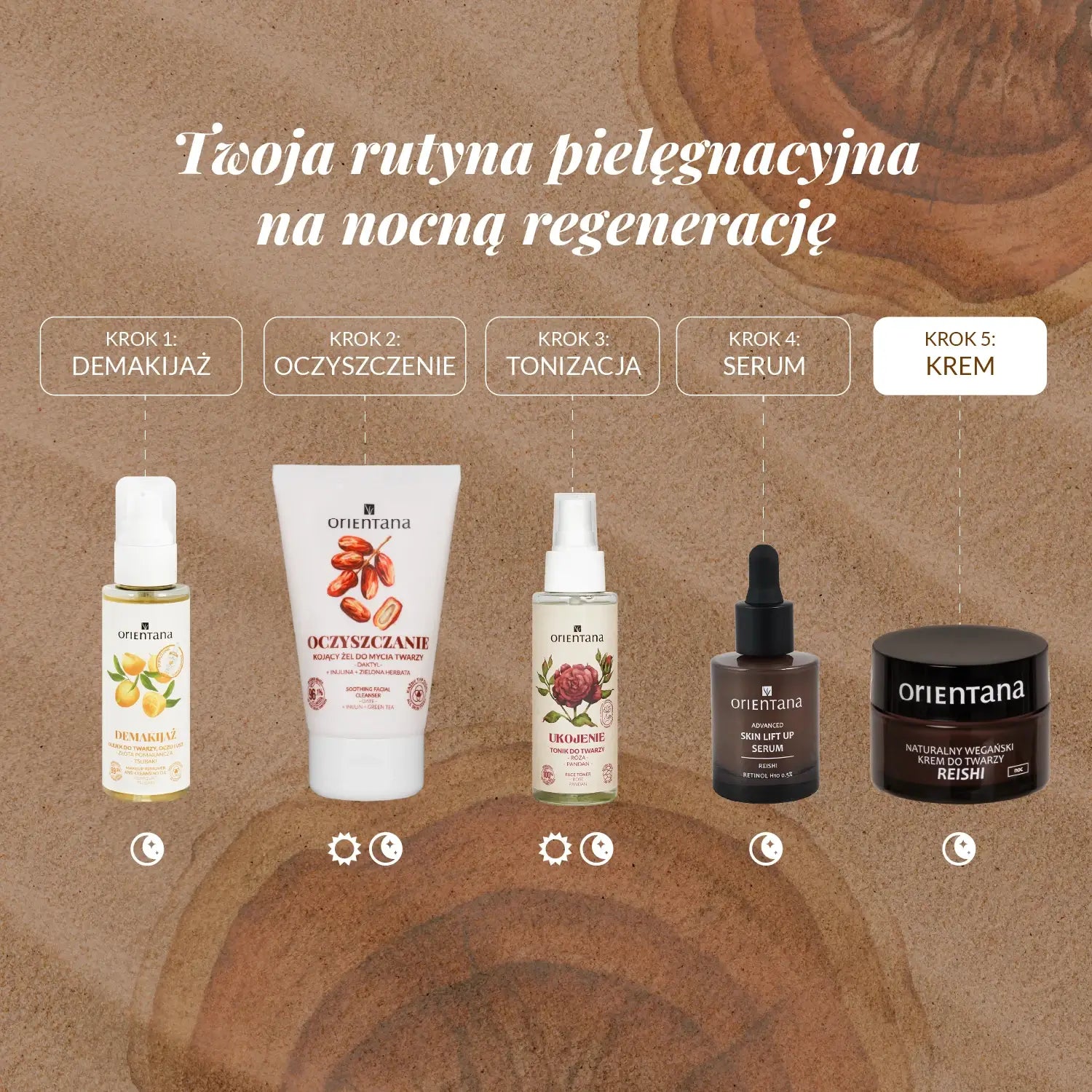 REISHI Natural Vegan Night Face Cream 50 ml