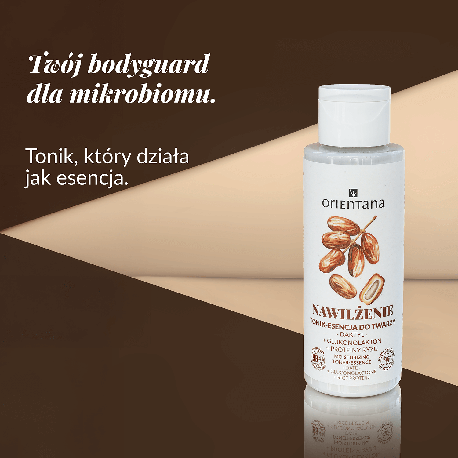 Nawilżający tonik-esencja z glukonolaktonem 100 ml