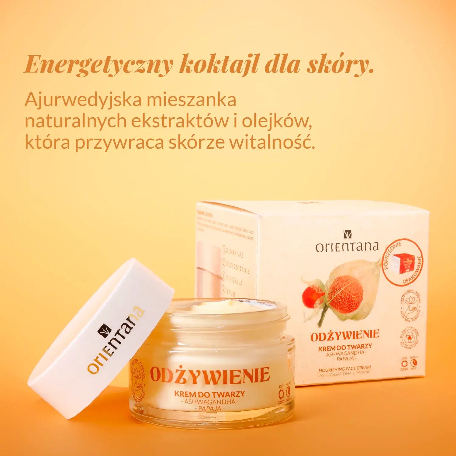 Nourishing face cream ASHWAGANDHA 40 ml