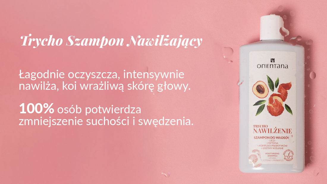 Trycho szampon nawilżający, ładnie oczyszcza, intensywnie nawilża, koi wrażliwą skórę głowy. 100% osób potwierdza zmniejszenie suchości i swiędzenia.