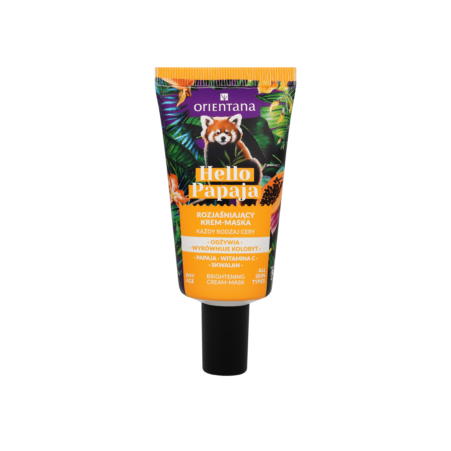 Rozjaśniająca maseczka z WITAMINĄ C i SKWALANEM 40 ml - Orientana