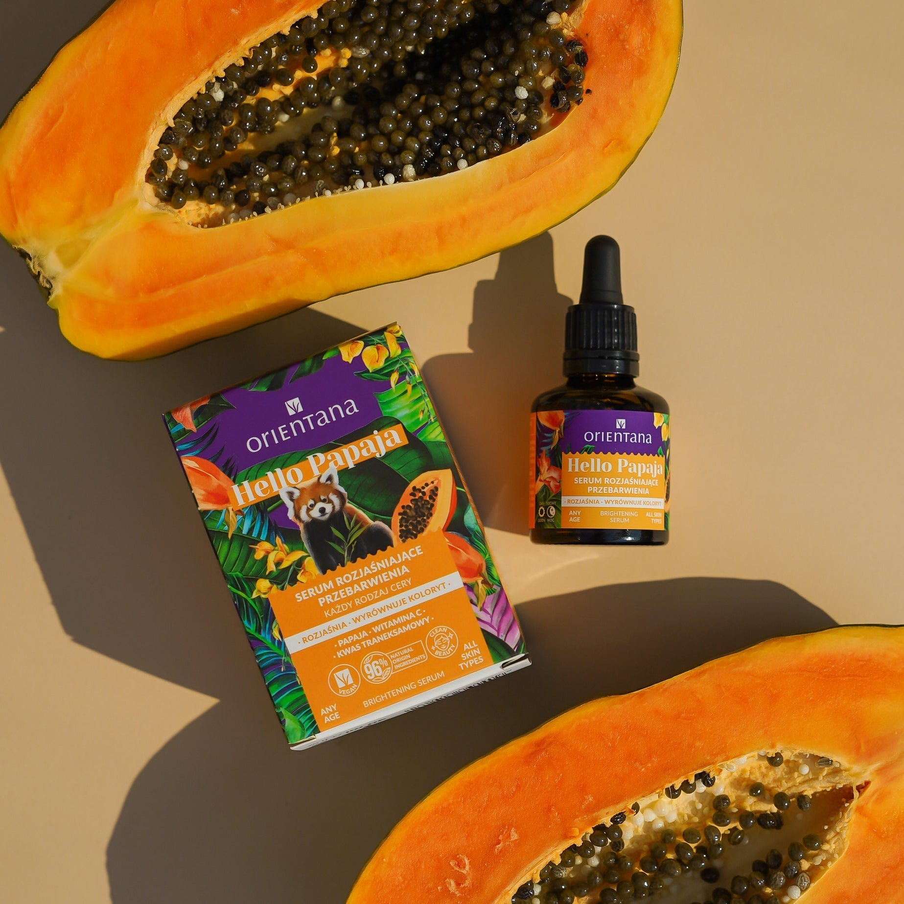 Rozjaśniające serum z witaminą C 30 ml - Orientana