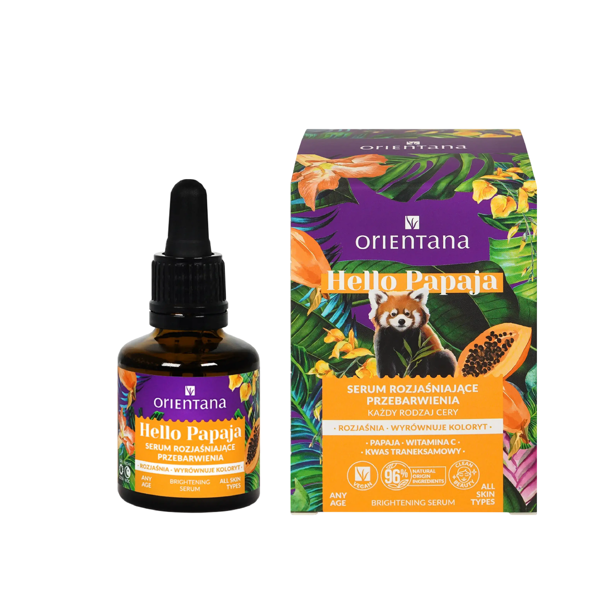 Rozjaśniające serum z witaminą C 30 ml - Orientana
