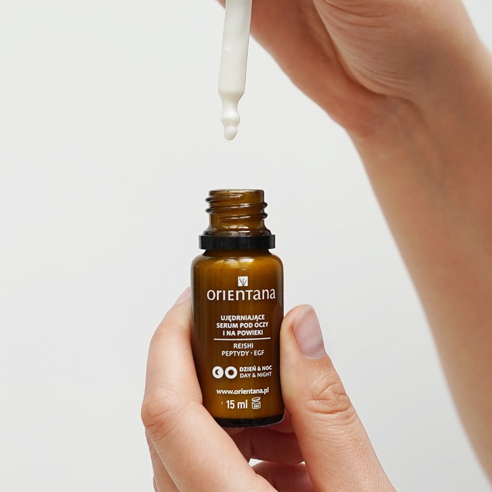 Serum pod oczy i na powieki REISHI i PEPTYDY EGF 15 ml - Orientana