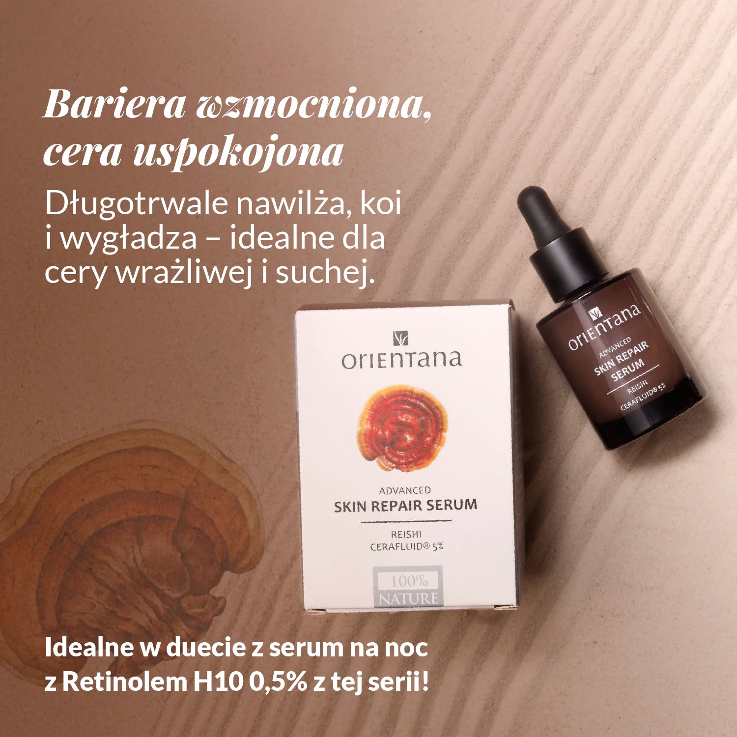 Serum z ceramidami CERAFLUID® 5% i reishi 30 ml