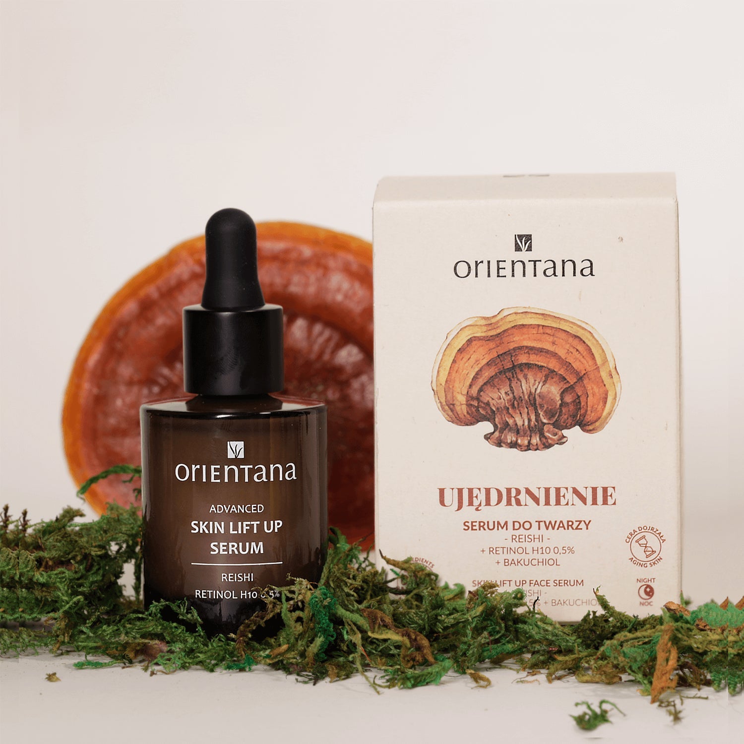 Serum z RETINOLEM H10 0,5% i REISHI 30 ml - Orientana