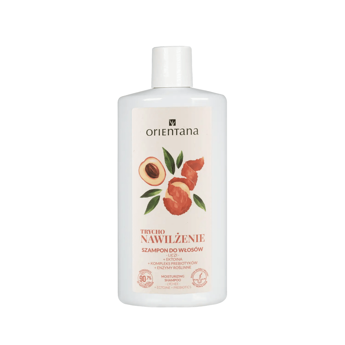 Szampon nawilżający trychologiczny Liczi Ektoina Prebiotyki Enzymy 200 ml - Orientana