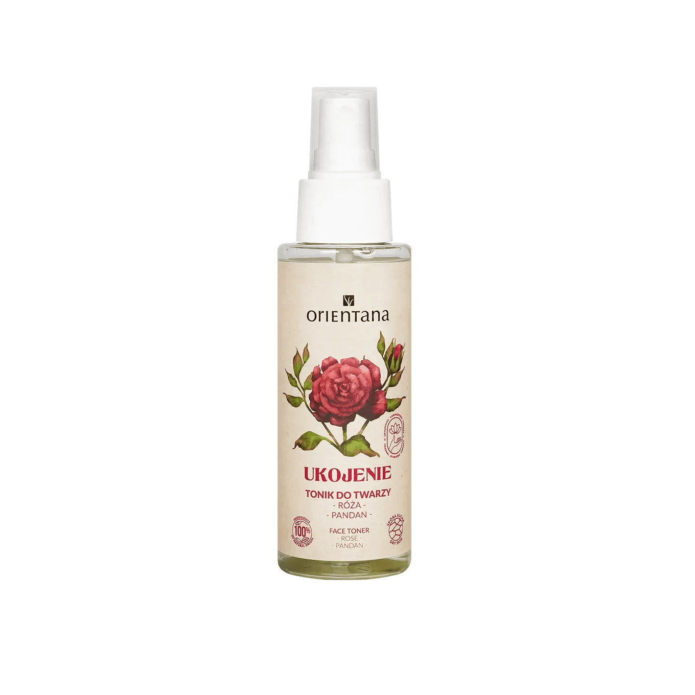 Tonik do twarzy RÓŻA JAPOŃSKA i PANDAN 100 ml - Orientana