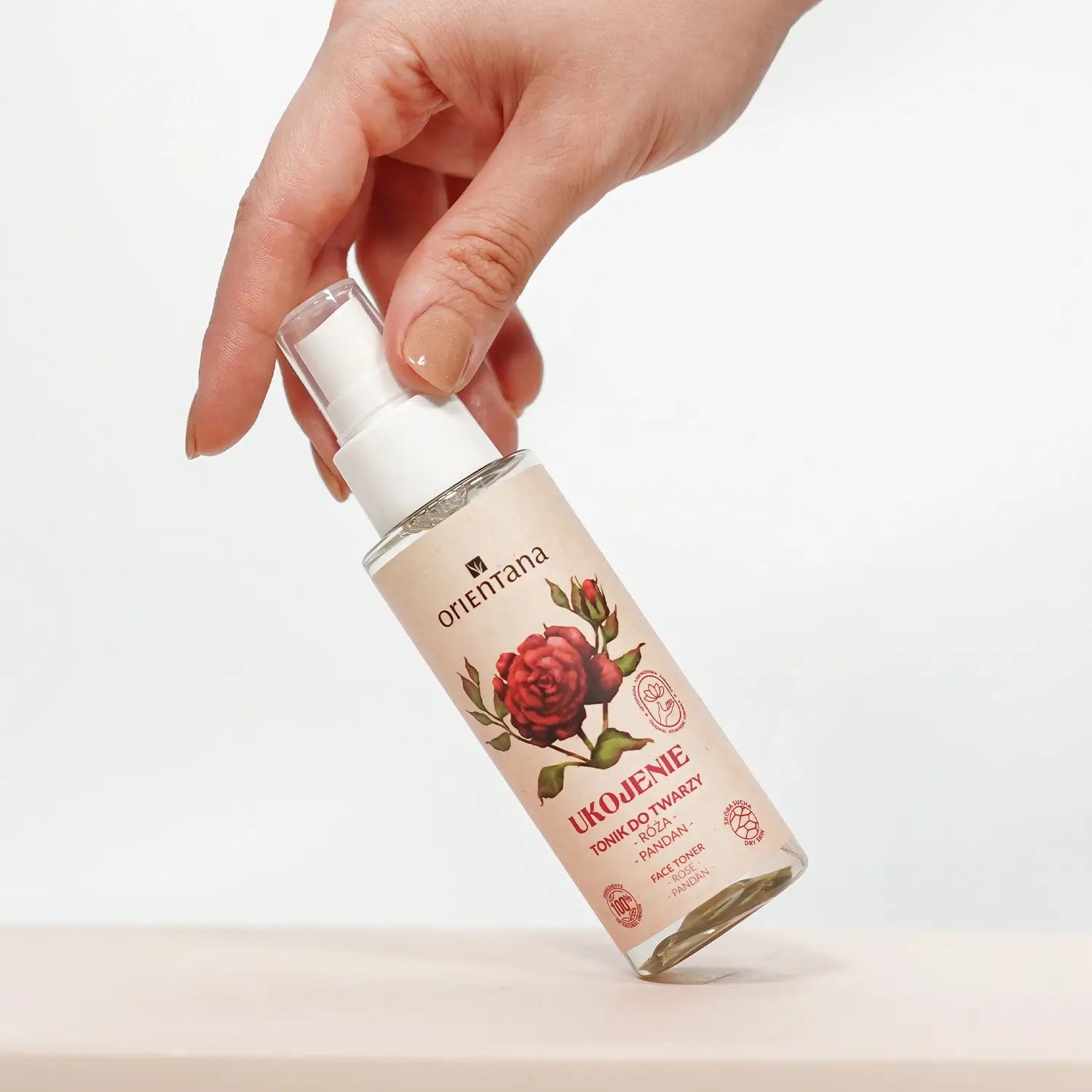 Tonik do twarzy RÓŻA JAPOŃSKA i PANDAN 100 ml - Orientana