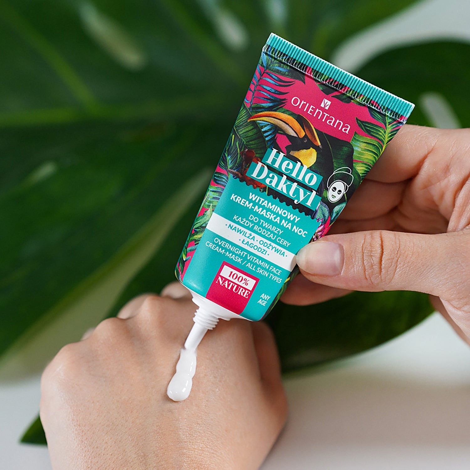 Witaminowy krem - maska na noc Hello Daktyl 40 ml - Orientana