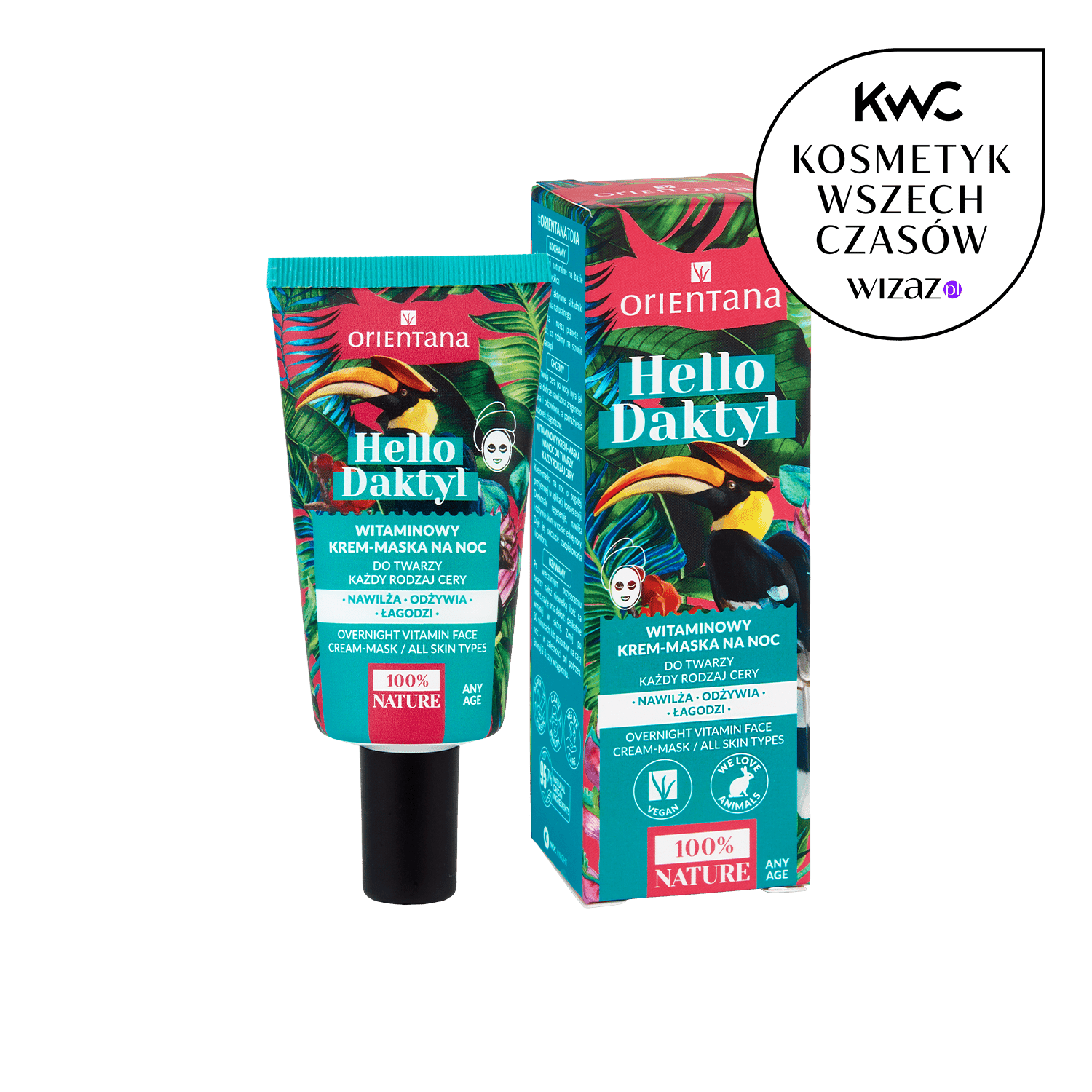 Witaminowy krem - maska na noc Hello Daktyl 40 ml - Orientana