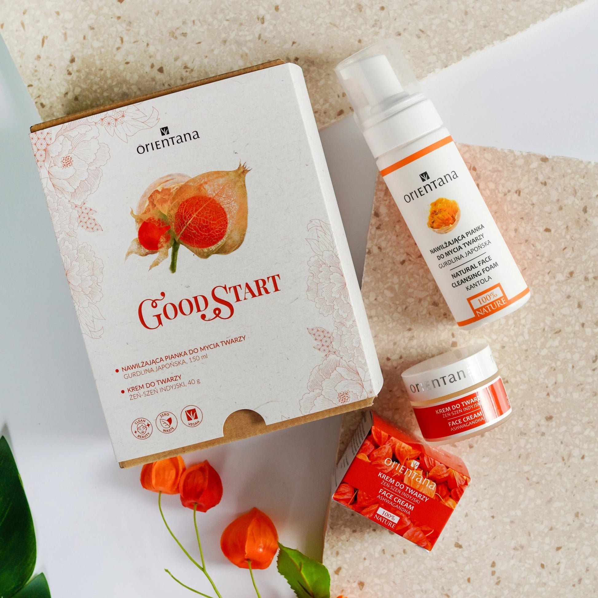 Zestaw prezentowy kosmetyków Good Start - 2 produkty - Orientana