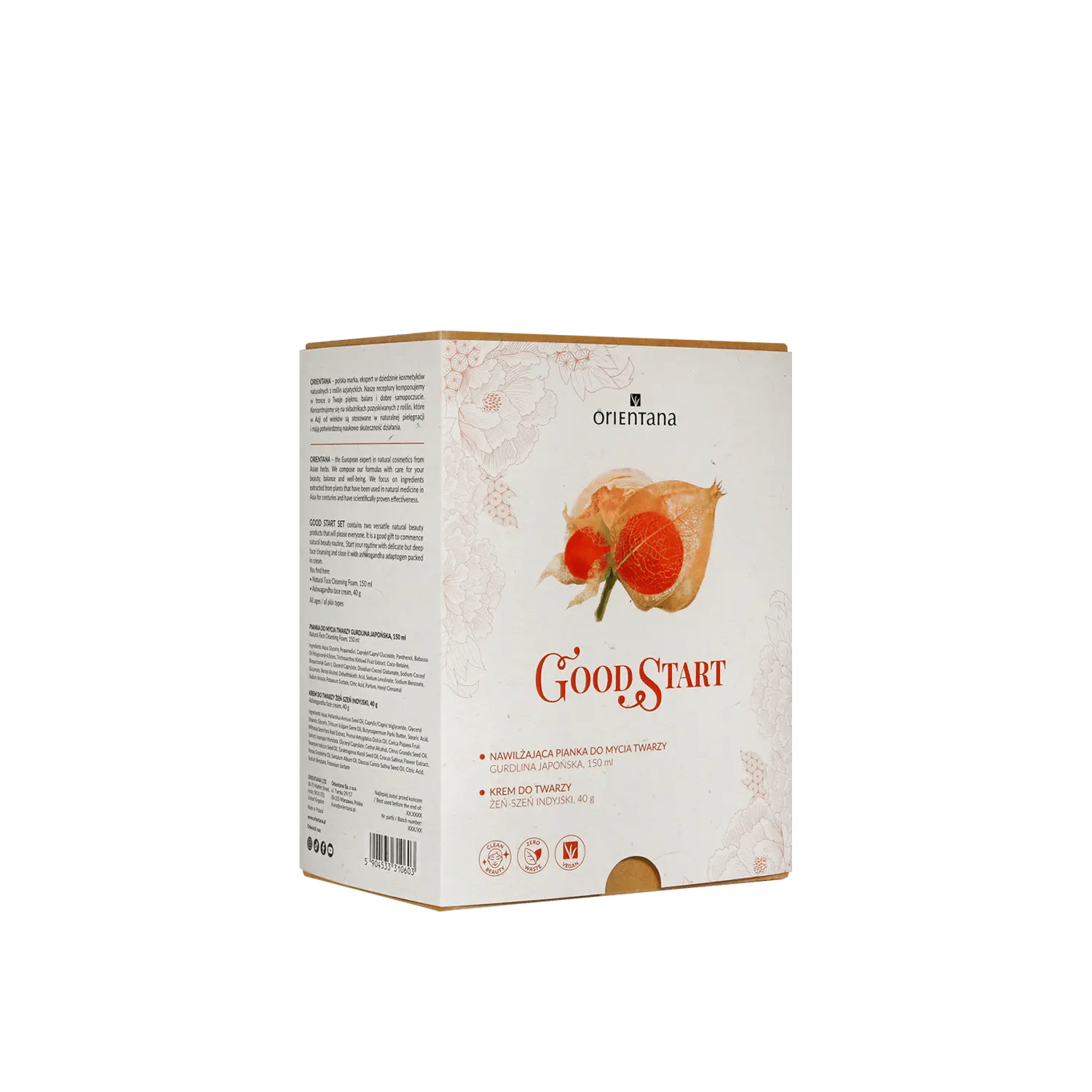 Zestaw prezentowy kosmetyków Good Start - 2 produkty - Orientana