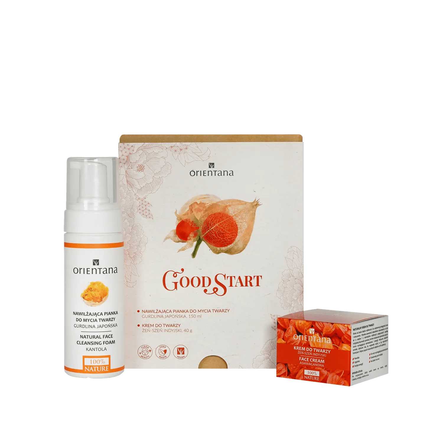 Zestaw prezentowy kosmetyków Good Start - 2 produkty - Orientana